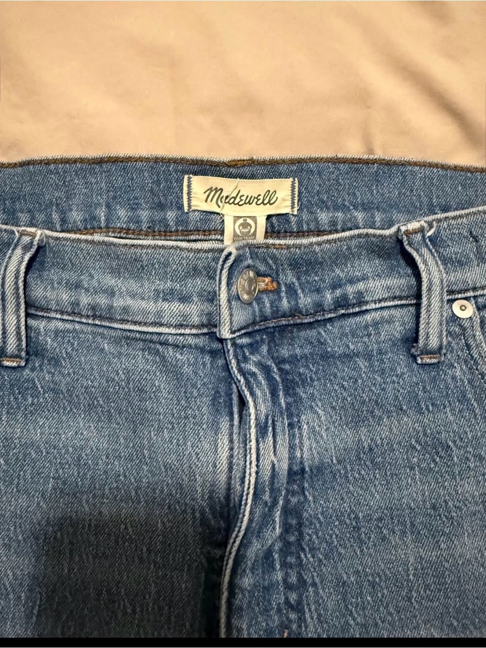 Madewell 90’s Straight Denim Jeans in Medium Blue - Picture 2 of 5